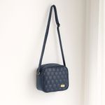 Bolsa Transversal Direto De Fábrica Topgrife Atacado Couro Cor Azul Marinho Tamanho único