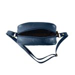 Bolsa Transversal Direto De Fábrica Topgrife Atacado Couro Cor Azul Marinho Tamanho único