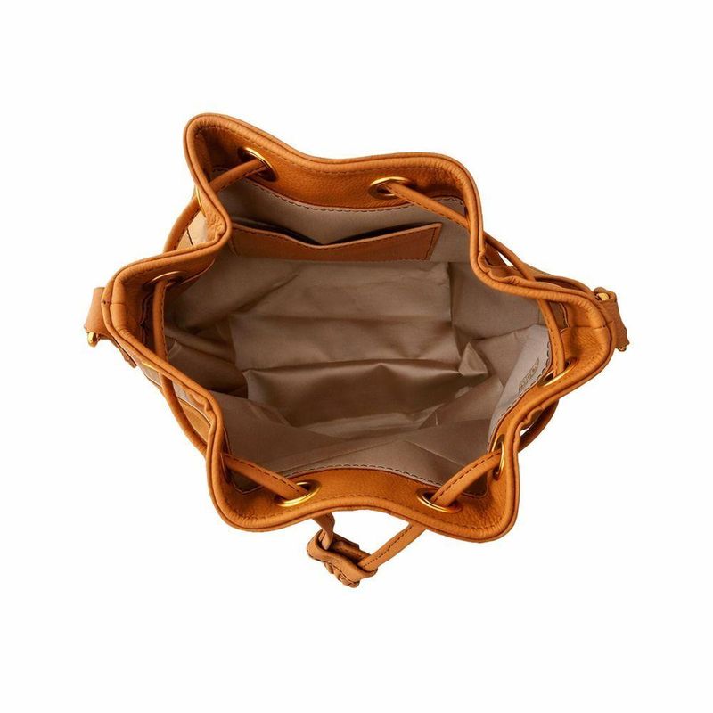 Bolsa Saco Direto De Fábrica Topgrife Atacado Couro Legítimo Cor Caramelo Tamanho único