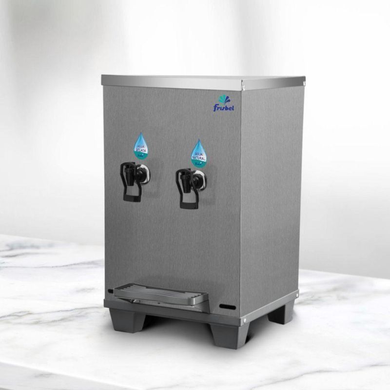 Bebedouro Industrial Bancada 10 Litros Ra010 Aço Escovado Frisbel 220V
