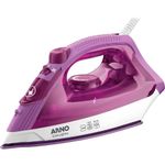 Ferro a Vapor Arno Easygliss FE01 Base Cerâmica Glide 5 Temperaturas Lilás 110V