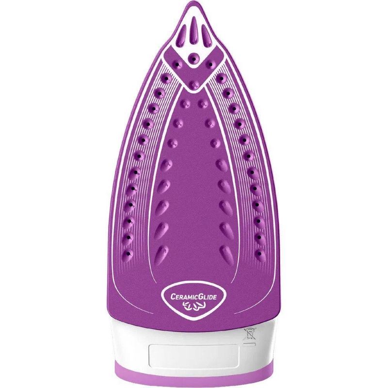 Ferro a Vapor Arno Easygliss FE01 Base Cerâmica Glide 5 Temperaturas Lilás 110V