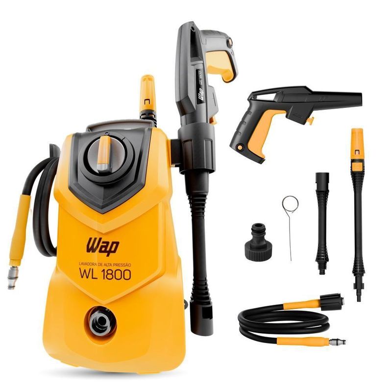 Lavadora de Alta Pressão WAP WL1800 1500 PSI 1400W 360L-h Compacta 220V