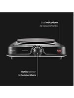 Fogão Elétrico Cooktop 1 Boca - 1000W 5 Temperaturas 110V