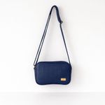Bolsa Transversal Direto De Fábrica Topgrife Atacado Matelassê Couro Legítimo Cor Azul Marinho Tamanho único