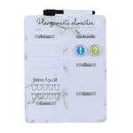 Cardapio Semanal Lousa Planejamento Planner Quadro Magnetica