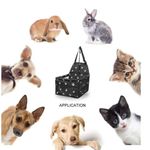 Cadeirinha Pet Transporte Assento Cachorro Viagem Preta
