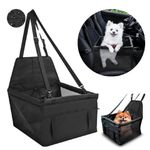 Cadeirinha Pet Transporte Assento Cachorro Viagem Preta