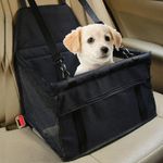 Cadeirinha Pet Transporte Assento Cachorro Viagem Preta