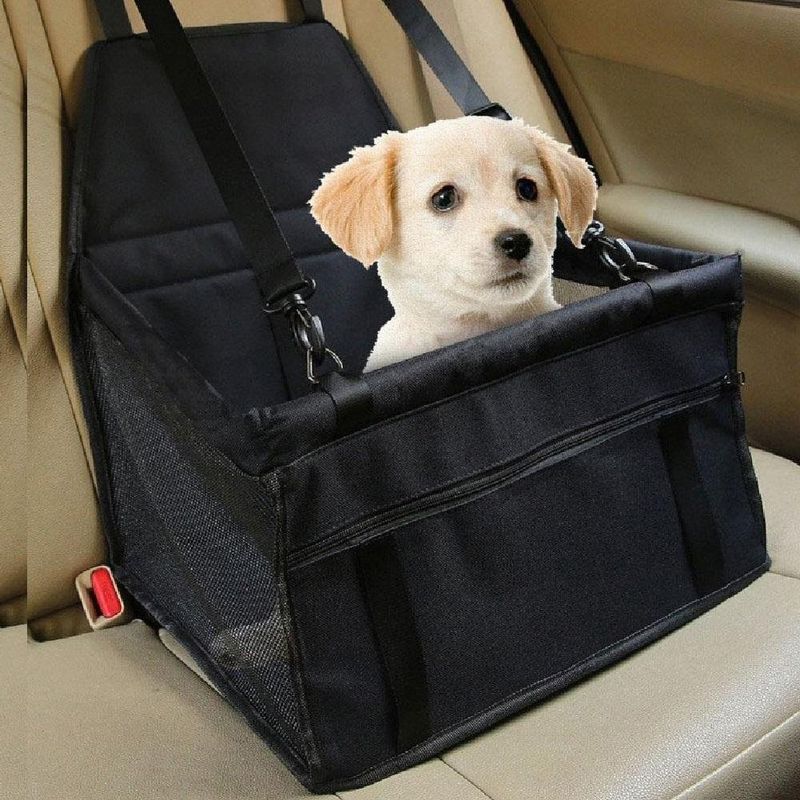 Cadeirinha Pet Transporte Assento Cachorro Viagem Preta