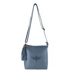 Bolsa Transversal Topgrife Estampa Ave Fenix Couro Cor Azul Marinho Tamanho único