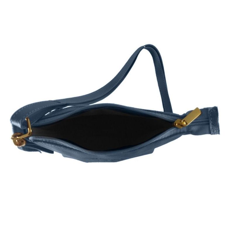 Bolsa Transversal Topgrife Estampa Ave Fenix Couro Cor Azul Marinho Tamanho único