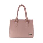 Bolsa Estruturada Direto De Fábrica Topgrife Atacado Couro Cor Rosa Tamanho único