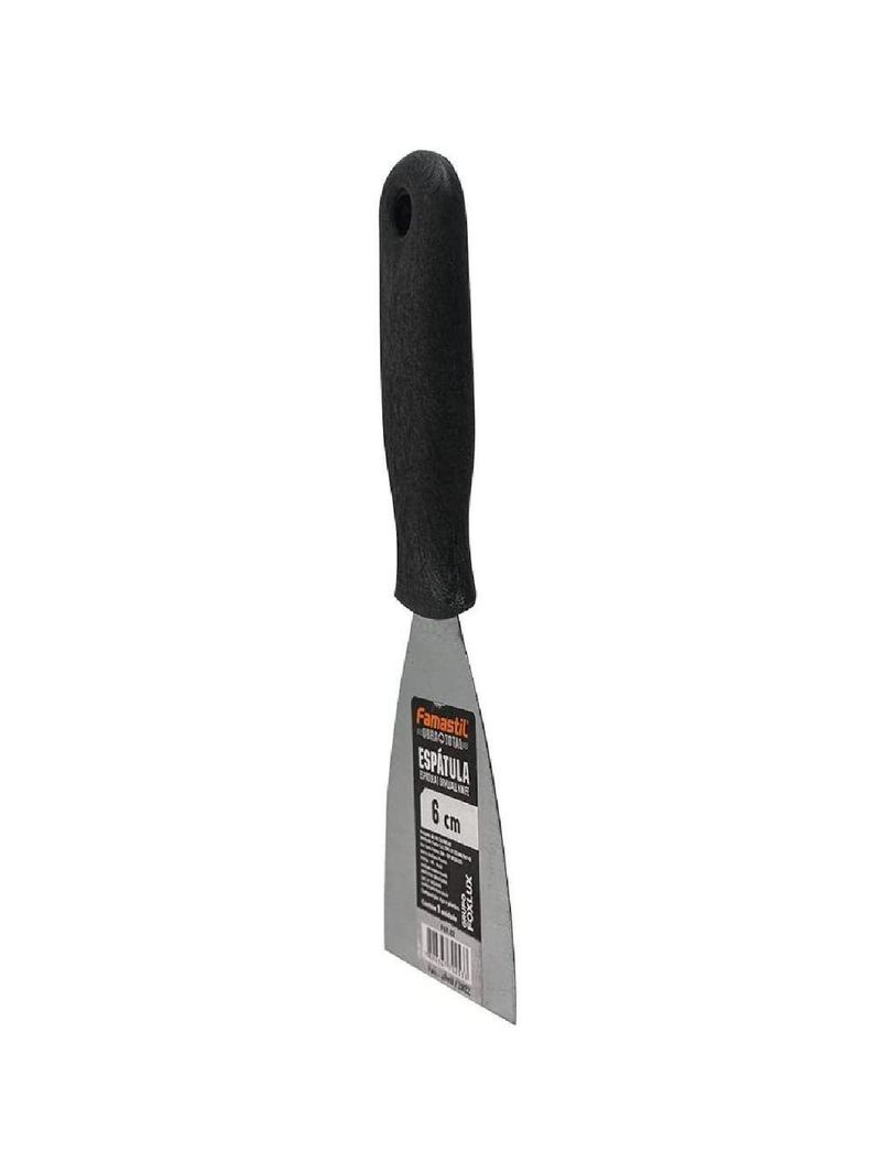 Espatula De Aco Lisa Cabo Pvc 6 Cm Famastil