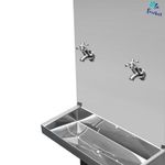 Bebedouro Industrial Coluna 50 Litros Ra05 Inox Frisbel 220V