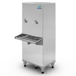 Bebedouro Industrial Coluna 50 Litros Ra05 Inox Frisbel 220V