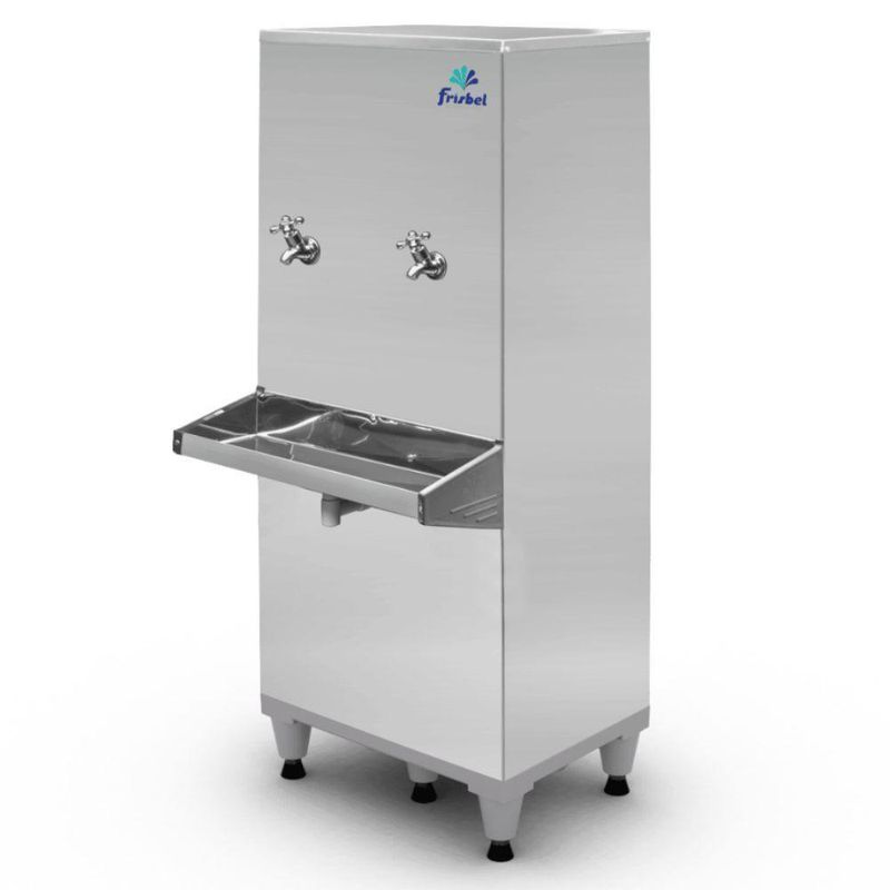 Bebedouro Industrial Coluna 50 Litros Ra05 Inox Frisbel 220V