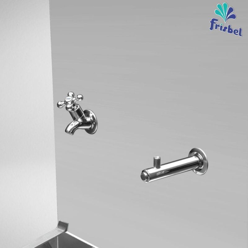Bebedouro Industrial Coluna 50 Litros Ra05 Inox Frisbel 220V