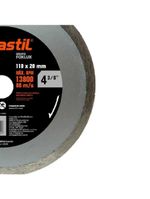 Disco Diamantado Liso 4 3/8 Polegadas 110 X 20 Mm Famastil