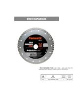 Disco De Corte Diamantado Turbo 180 X 22,2 Mm Famastil