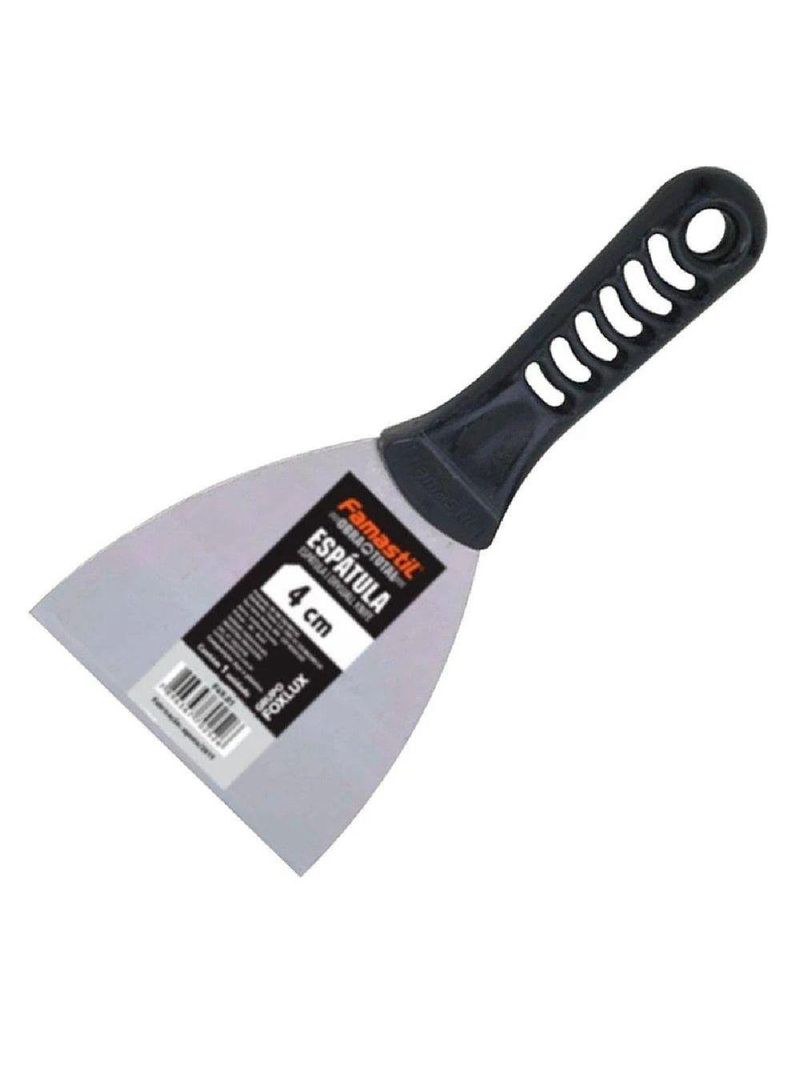 Espatula De Aco Lisa Cabo Pvc 4 Cm Famastil