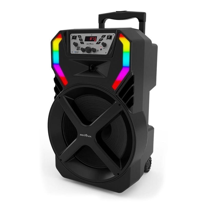 Caixa de Som Amplificada Britânia BCX12100 Woofer 12” 700W Bivolt