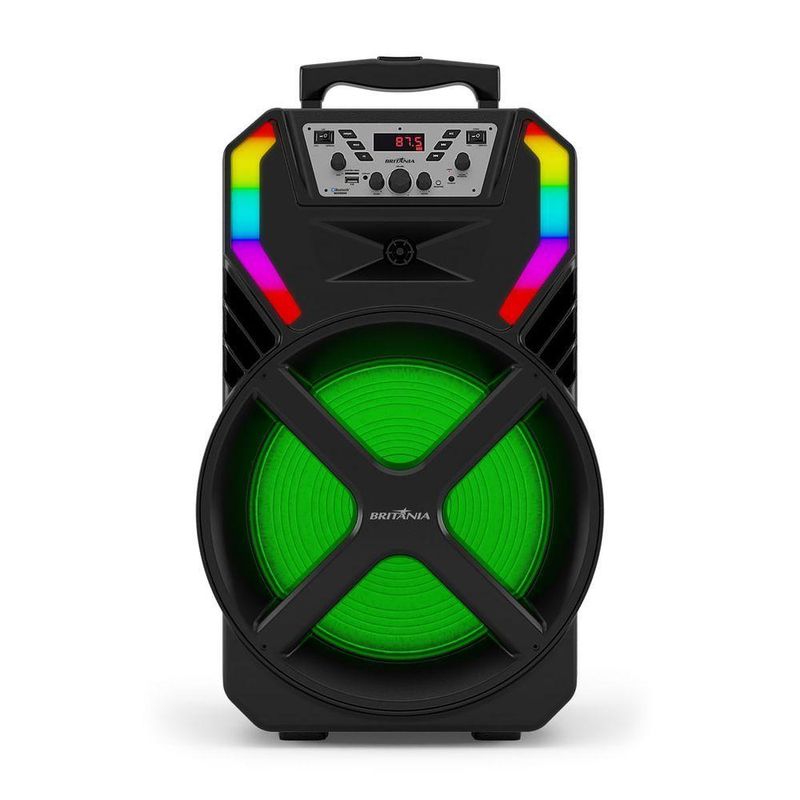 Caixa de Som Amplificada Britânia BCX12100 Woofer 12” 700W Bivolt
