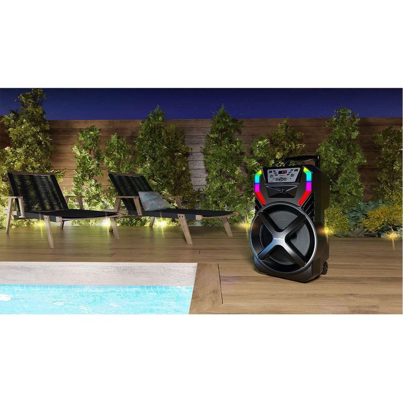 Caixa de Som Amplificada Britânia BCX12100 Woofer 12” 700W Bivolt
