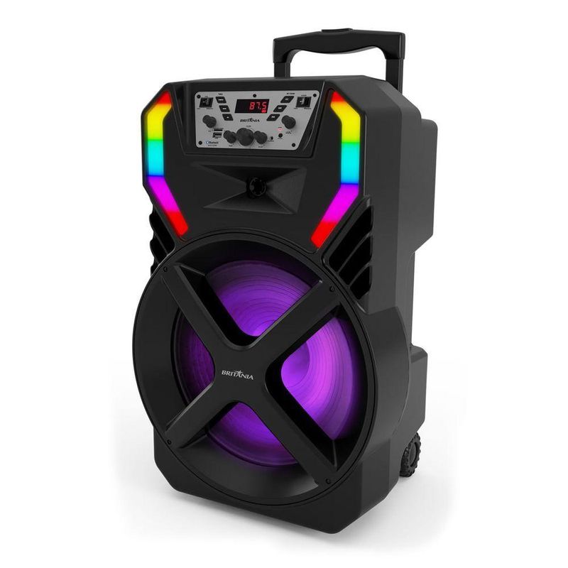 Caixa de Som Amplificada Britânia BCX12100 Woofer 12” 700W Bivolt