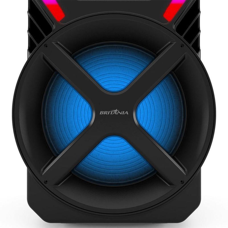 Caixa de Som Amplificada Britânia BCX12500 Woofer 15” 1000W Bivolt