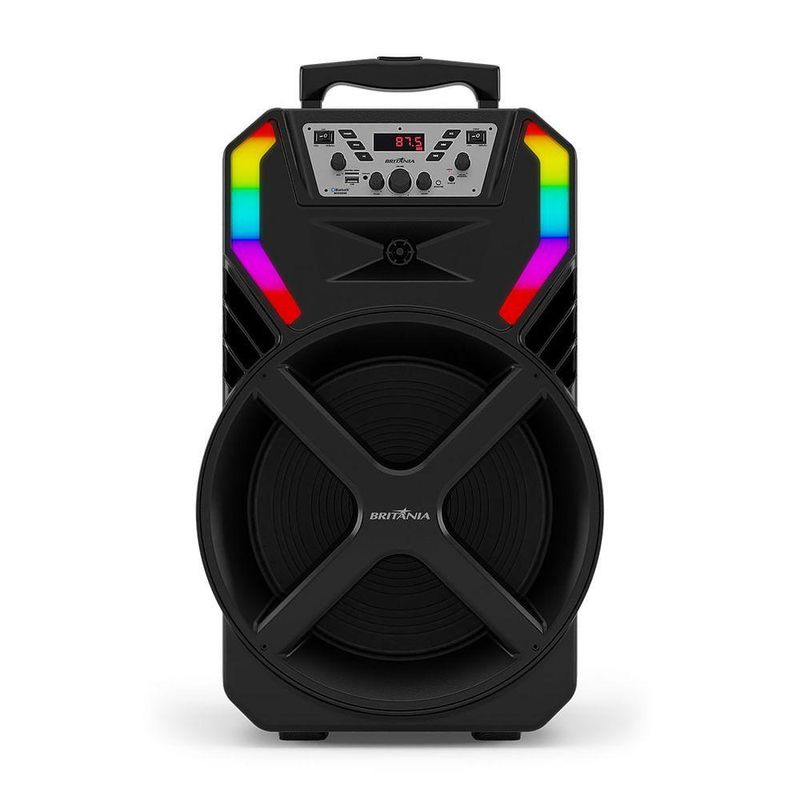 Caixa de Som Amplificada Britânia BCX12500 Woofer 15” 1000W Bivolt