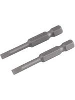 Jogo De Bits-ponteiras Fenda Encaixe Sextavado 1-4 4mmx50mm