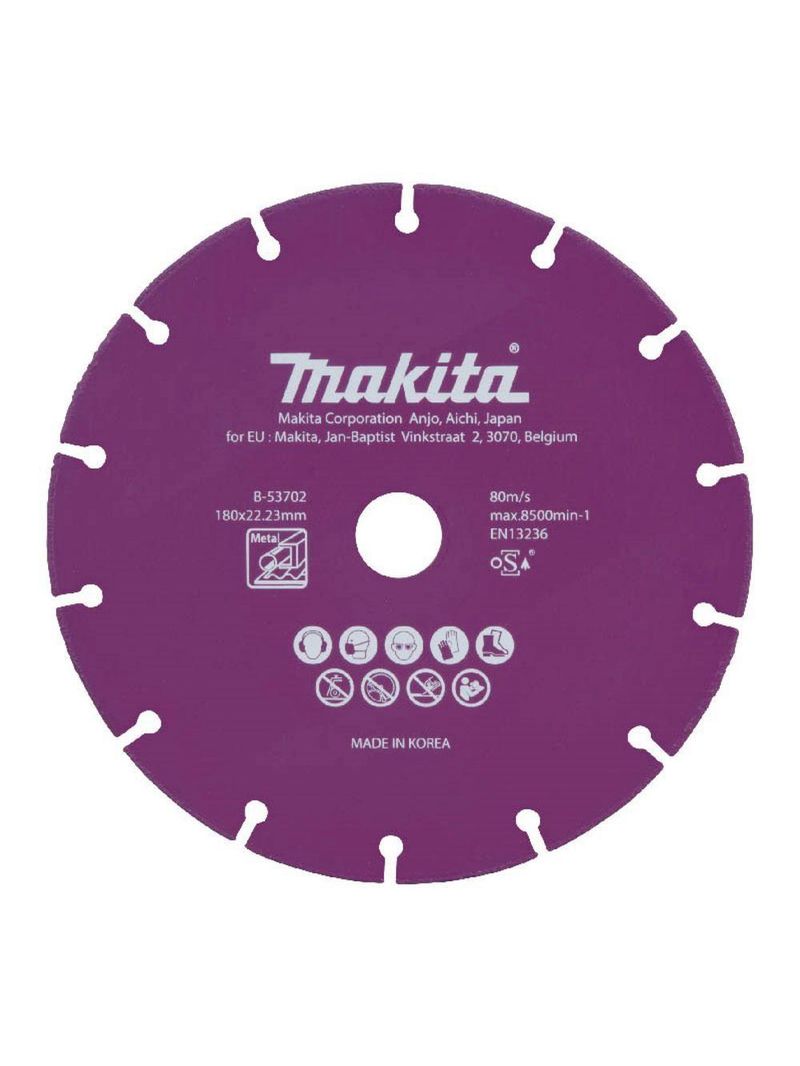 Disco De Corte Diamantado 180 X 1,6 X 22,23 Mm B-53702 Makita