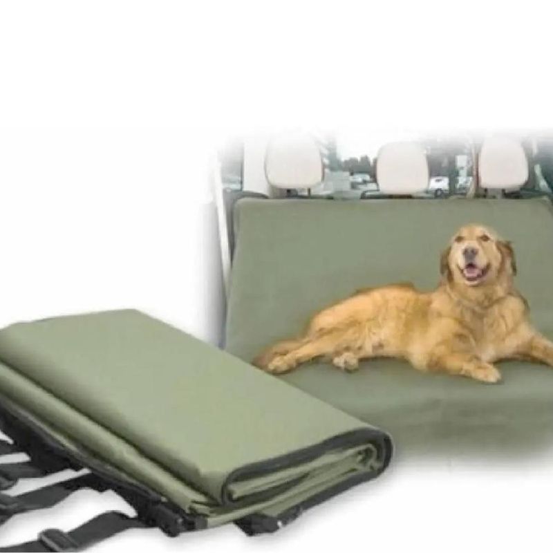 Capa De Banco Protetora Dobravel Para Pet Cachorro Gato Forro De Carro Protecao Verde