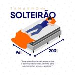 Colchão Cairo Cinza Molas Ensacadas Solteiro 96x203x26 - King House