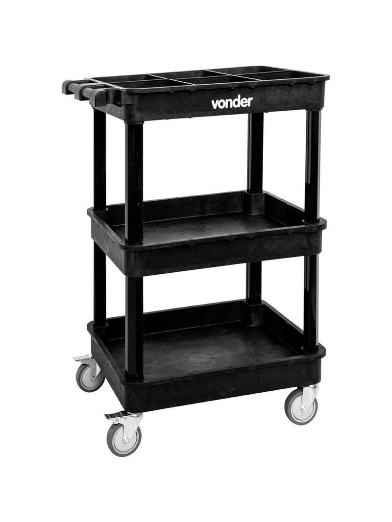 Carro Para Ferramentas Com 3 Bandejas Cfv040 Vonder