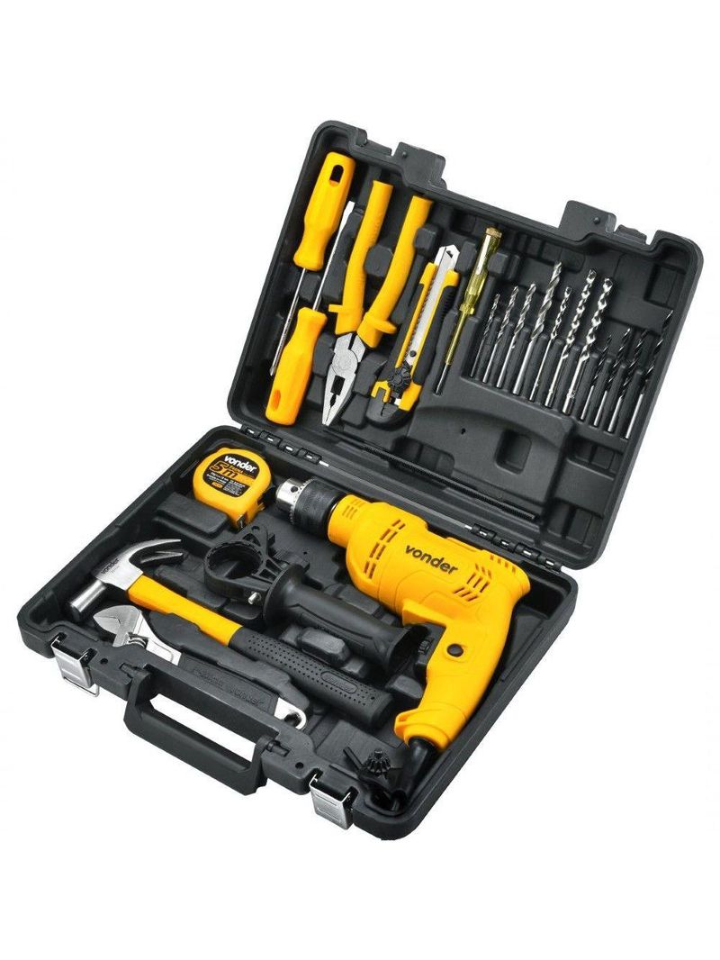 Furadeira Impacto 1-2'' Fiv 519 19 Acessórios Vonder 220V