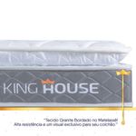 Colchão Durban Cinza Espuma D28 Solteiro 96x203x19 - King House