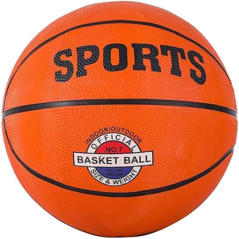 Bola De Basquete Sports Peso Tamanho Oficial Numero 7 Basketball Quadra Laranja Treinamento