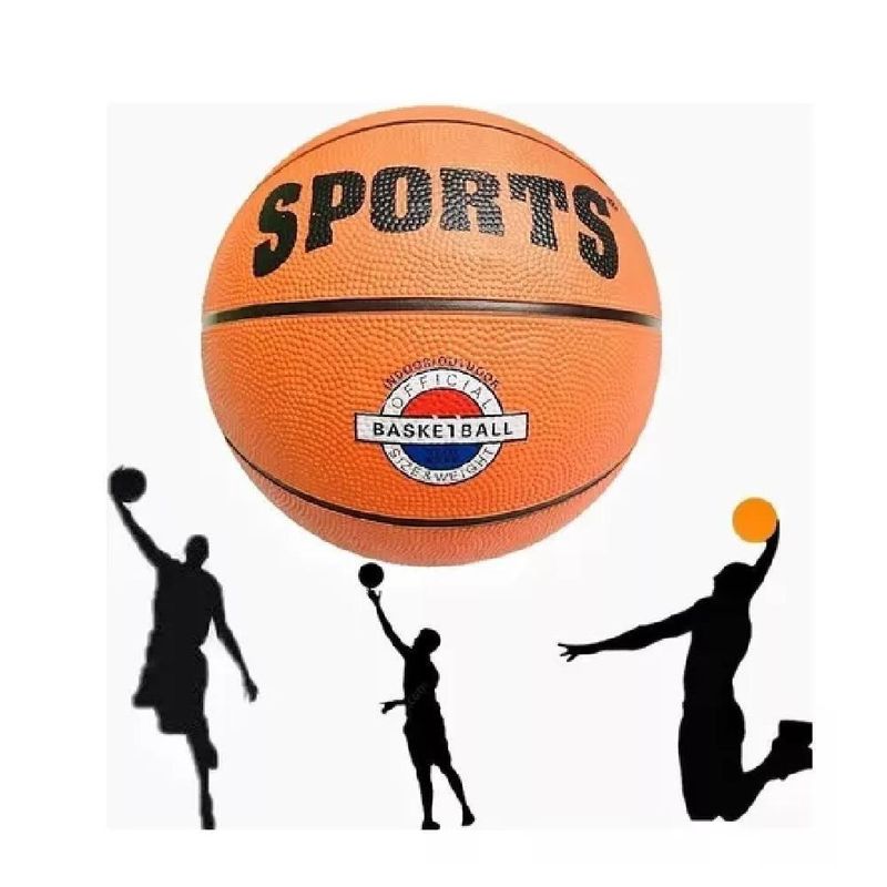 Bola De Basquete Sports Peso Tamanho Oficial Numero 7 Basketball Quadra Laranja Treinamento