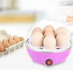 Cozedor Eletrico A Vapor Ovos Egg Cooker | é Fácil De Usar, Lavar E Transportar - Rosa
