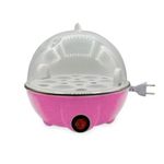 Cozedor Eletrico A Vapor Ovos Egg Cooker | é Fácil De Usar, Lavar E Transportar - Rosa
