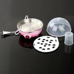 Cozedor Eletrico A Vapor Ovos Egg Cooker | é Fácil De Usar, Lavar E Transportar - Rosa
