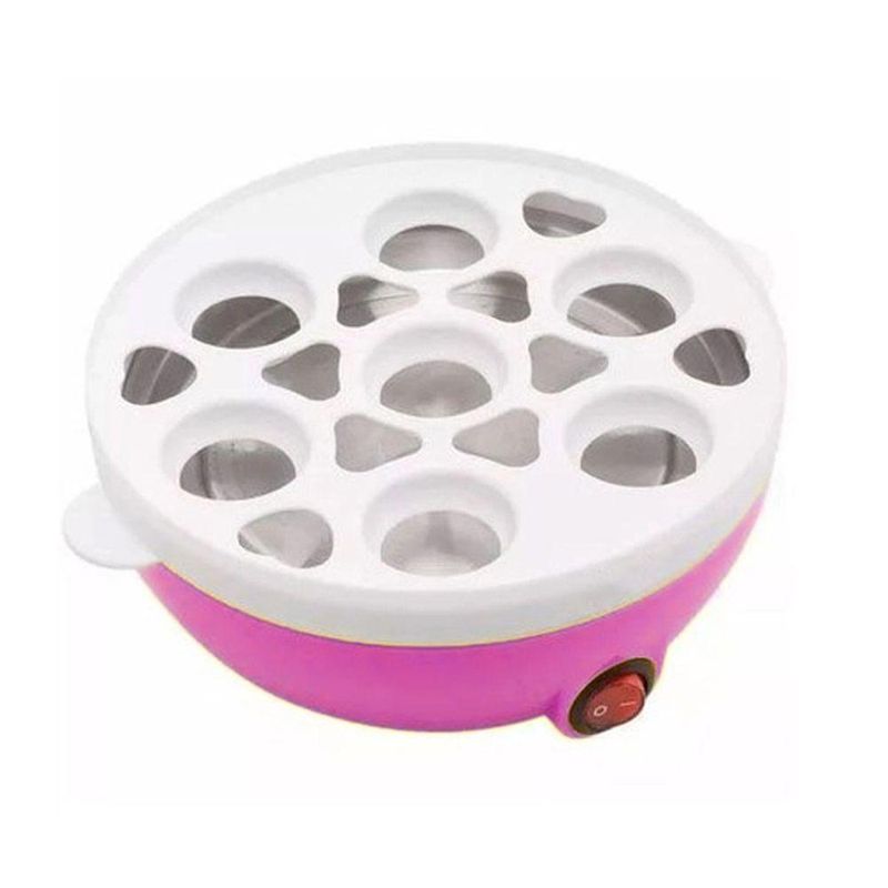 Cozedor Eletrico A Vapor Ovos Egg Cooker | é Fácil De Usar, Lavar E Transportar - Rosa