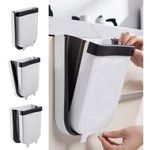 Lixeira Dobrável Cozinha Porta Armário Pia Suporte Saco Lixo