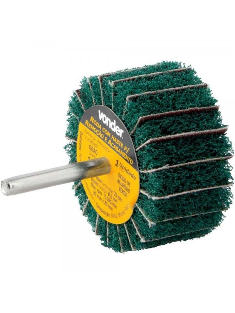 Roda Com Haste Remoção-acabamento 80x35mm G180 Vonder
