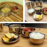 Kit Cozinha Camping Em Inox 8 Peças Para Acampamento Outdoor