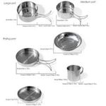 Kit Cozinha Camping Em Inox 8 Peças Para Acampamento Outdoor