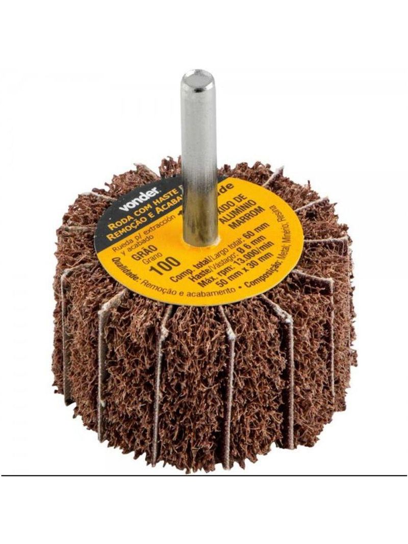 Roda Com Haste Remoção-acabamento 80x35mm G100 Vonder