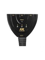 Chave Seletora Hub Hdmi Evus C-079 3 Entradas X 1 Saida